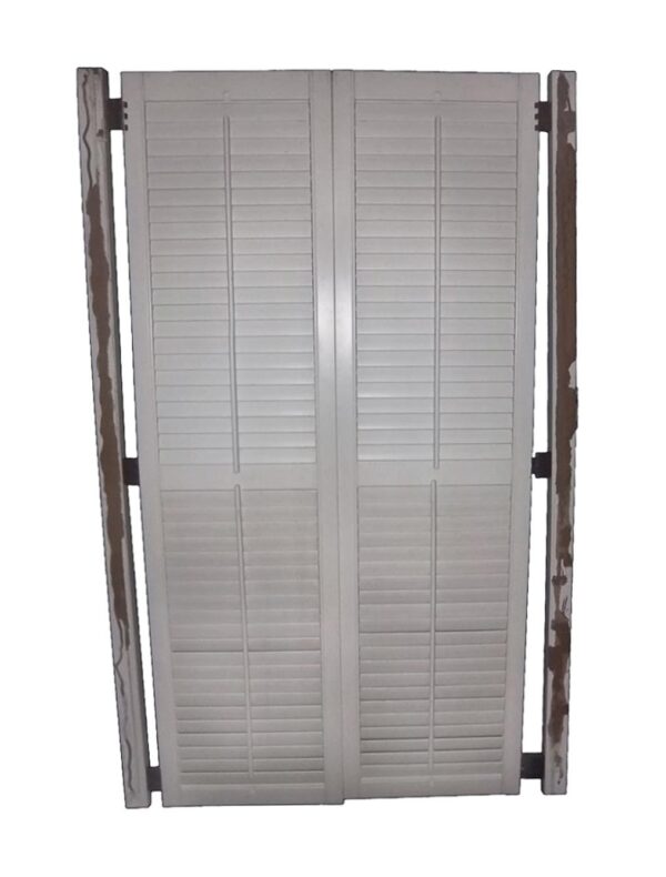 Closet Doors - Vintage Pine Louver Closet Door Set 72.5 x 38.5