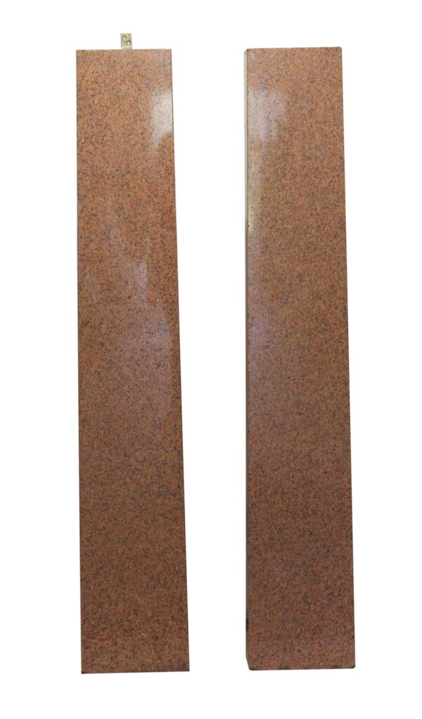 Columns & Pilasters - Pair of Rectangular Granite Column Pillasters