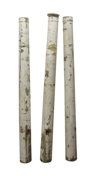 Columns & Pilasters - Reclaimed Lot of White Wood Porch Posts