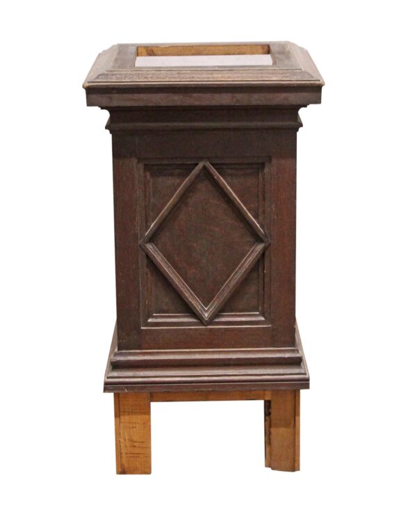 Columns & Pilasters - Square Oak Column Base from Rose Hill
