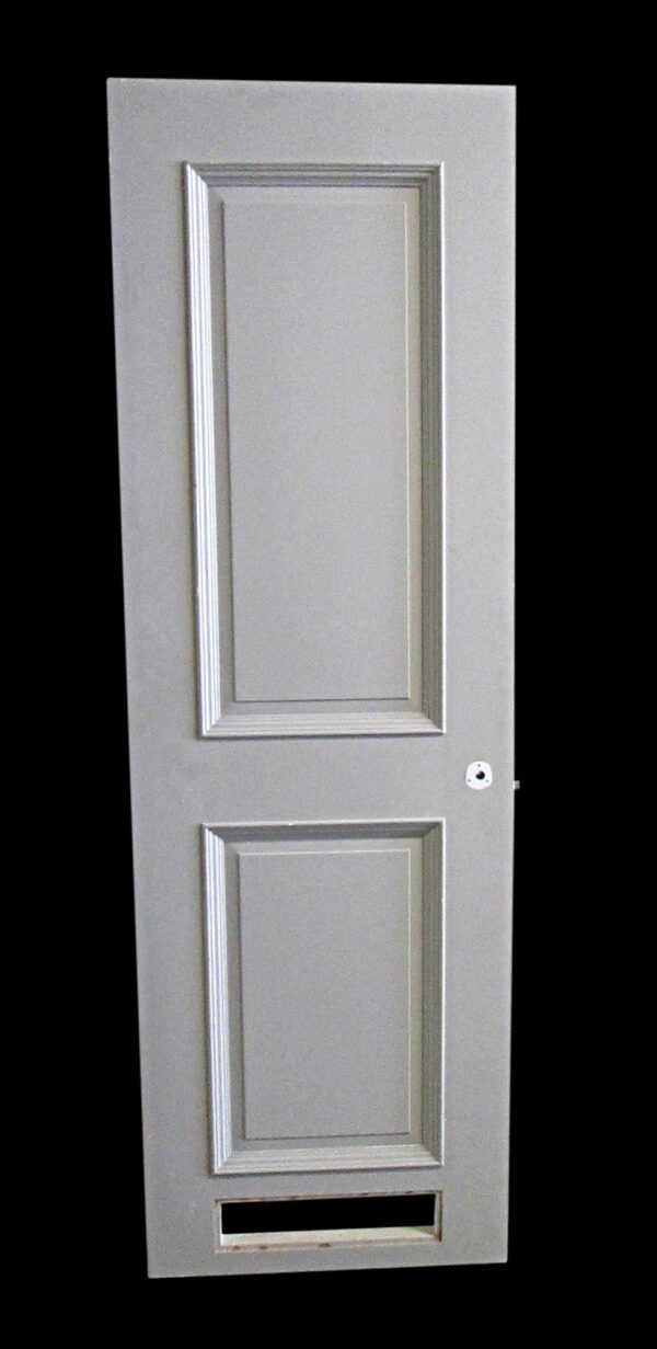 Commercial Doors - Antique 2 Pane Wood Commercial Door 84 x 26.875