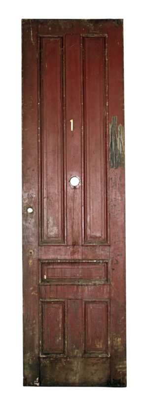 Commercial Doors - Antique 5 Pane Wood Apartment Door 107 x 29.75