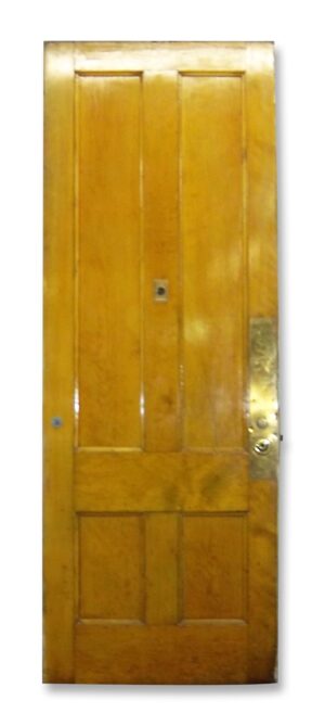 Commercial Doors - Vintage 4 Panel Apartment Door with Peep Hole