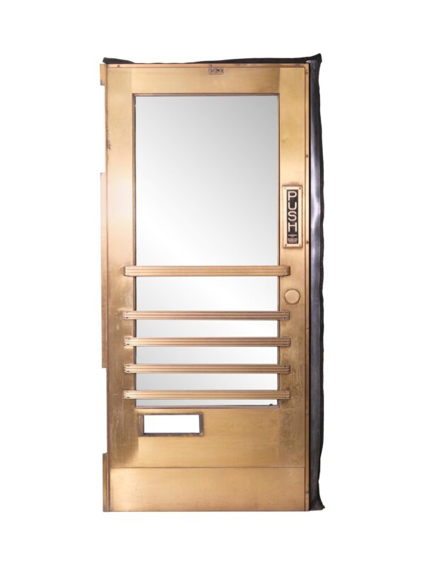 Commercial Doors - Vintage Bronze & Glass Revolving Commercial Door 80.75 x 36.5