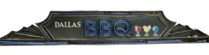 Commercial Furniture - Art Deco Dallas Texas BBQ Neon Sign
