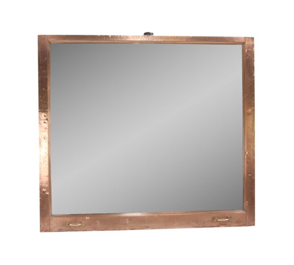 Copper Mirrors & Panels - Altered NYC 5th Ave Copper Window Frame Mirror
