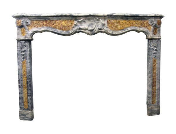 Danny Alessandro Mantels - Late 19th Century French Gray Marble Mantel