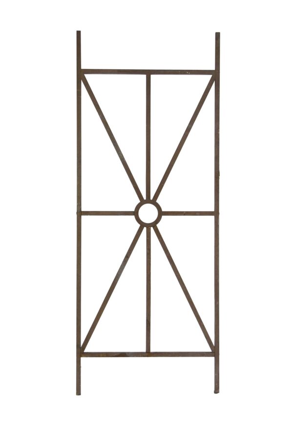 Decorative Metal - Narrow Neoclassical Bronze Gate Section or Tabletop