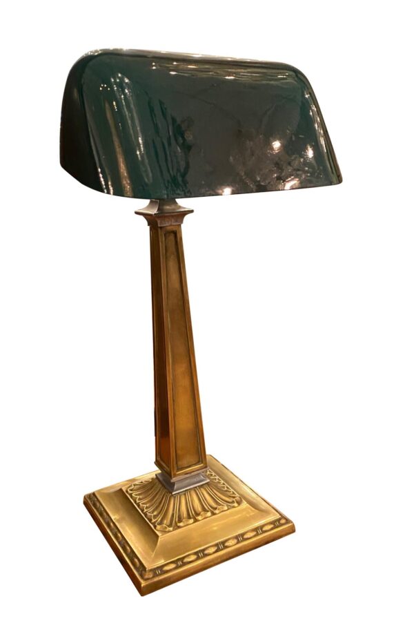Desk Lamps - Antique Emeralite Bankers Desk Lamp