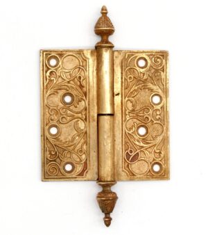 Door Hinges - Antique 4.75 x 4.75 Bronze Right Lift Off Butt Door Hinge