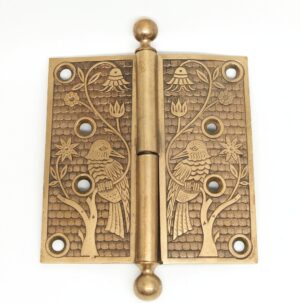 Door Hinges - Antique Aesthetic Bronze Bird Hinges with Ball Final