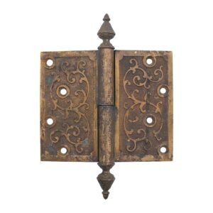 Door Hinges - Antique Bronze Victorian 6 x 5 Lift Off Door Hinge