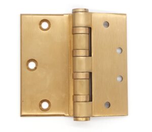 Door Hinges - McKinney Brass 4.75 x 4.5 Ball Bearing Offset Door Hinge