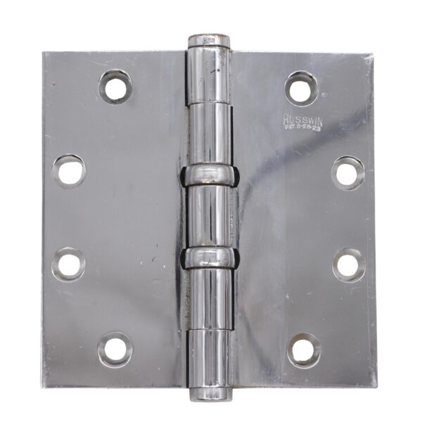 Door Hinges - Russwin 4.5 x 4.5 Chrome Plated Brass Ball Bearing Butt Door Hinge