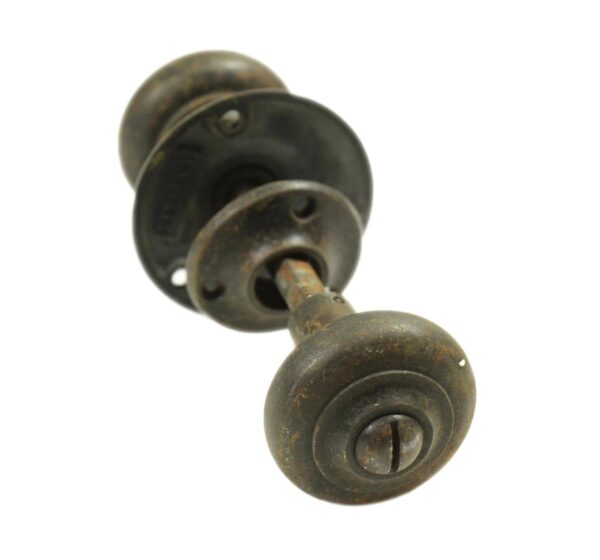 Door Knob Sets - Antique Passage Iron Classic Door Knob Set