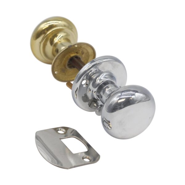 Door Knob Sets - Olde New Brass Corbin Bath Passage Door Knob Set