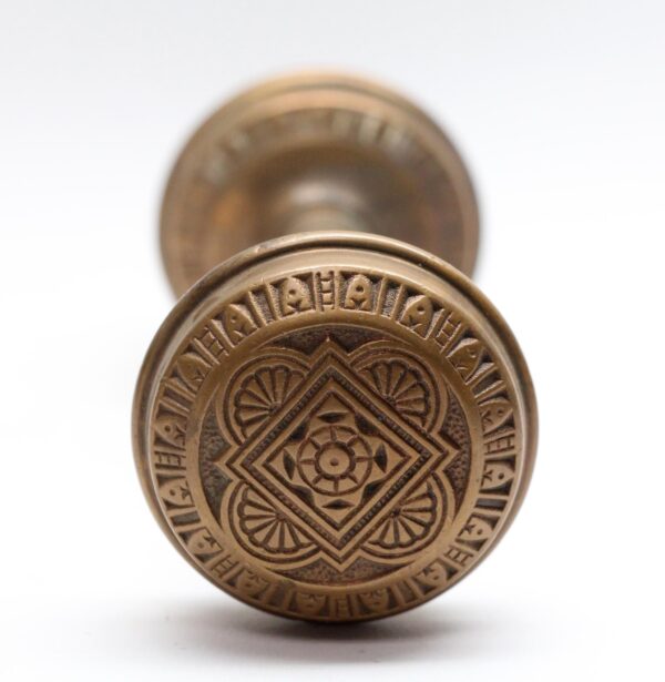 Door Knobs - 1885 Eastlake Vernacular Bronze Door Knobs