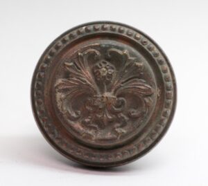 Door Knobs - Antique 1890s Italian Renaissance Corbin Bronze Door Knob
