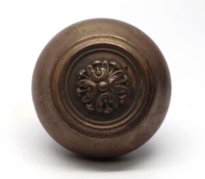 Door Knobs - Antique 1890s Louis XVI Brass Russell & Erwin Passage Door Knob