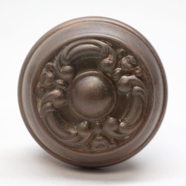 Door Knobs - Antique 1910s French Bronze Haven Sargent Passage Door Knob