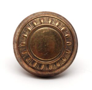Door Knobs - Antique Brass Egg & Dart Interior Door Knob
