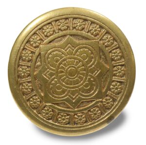 Door Knobs - Antique Brass Nashua Vernacular Door Knob