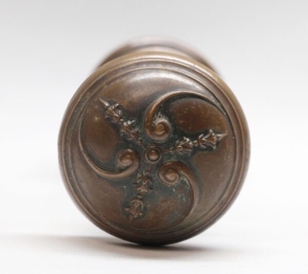 Door Knobs - Antique Bronze Clemont Russell & Erwin Passage Door Knobs