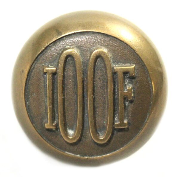 Door Knobs - Antique Bronze Independent Order of Odd Fellows Emblematic Door Knob