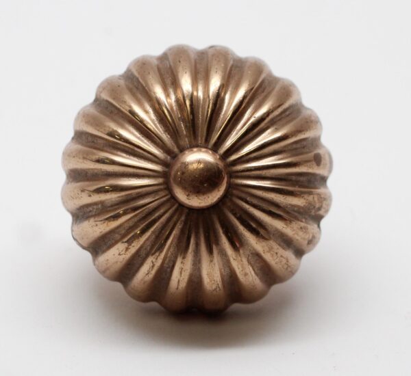 Door Knobs - Antique Fluted Brass Door Knob