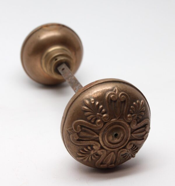 Door Knobs - Antique Greek Yale & Towne Bronze Ephesus Entry Door Knobs