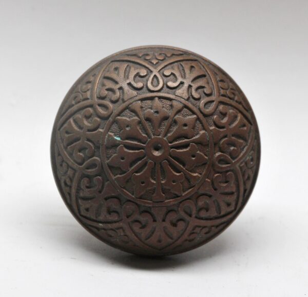 Door Knobs - Antique Hopkins & Dickinson Bronze Classic Entry Door Knob