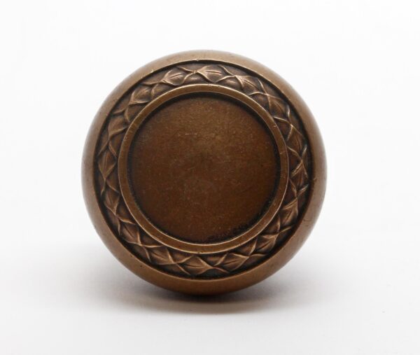 Door Knobs - Antique Lockwood Brass Salona Entry Door Knob