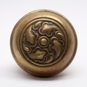 Door Knobs - Antique Swirl Brass Door Knob