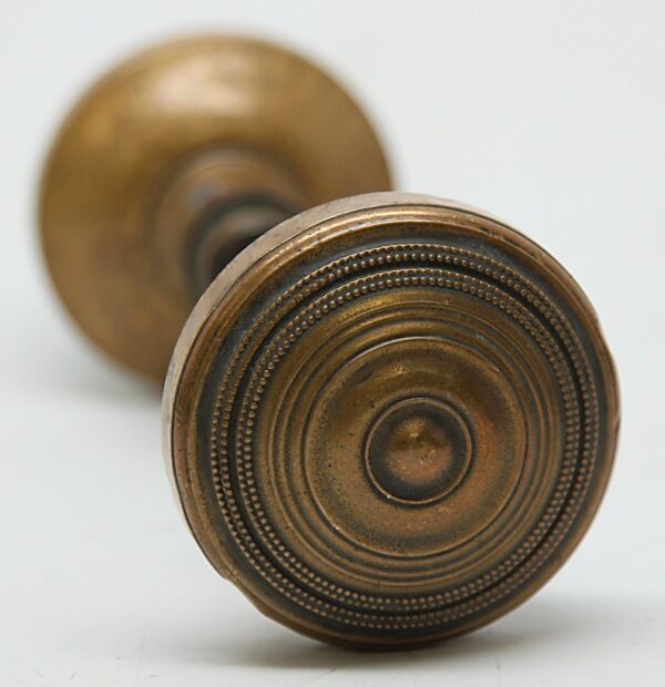 Door Knobs - Bronze Concentric Round Exterior Door Knobs