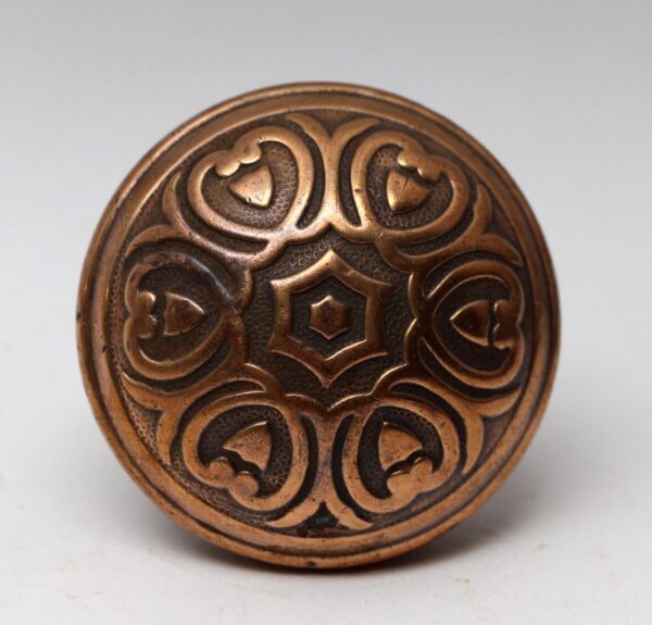 Door Knobs - Polished Bronze Yale & Towne Florian Five Fold Door Knob
