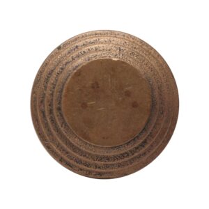 Door Knobs - Vintage Cast Brass Concentric Tiered Passage Door Knob