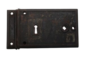 Door Locks - Antique 7.25 in. Cast Iron Surface Mount Door Rim Lock Door Locks - Antique 7.25 in. Cast Iron Surface Mount Door Rim Lock