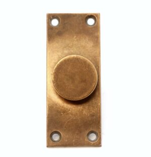 Door Locks - Vintage Yale & Towne Bronze Door Thumb Lock Latch
