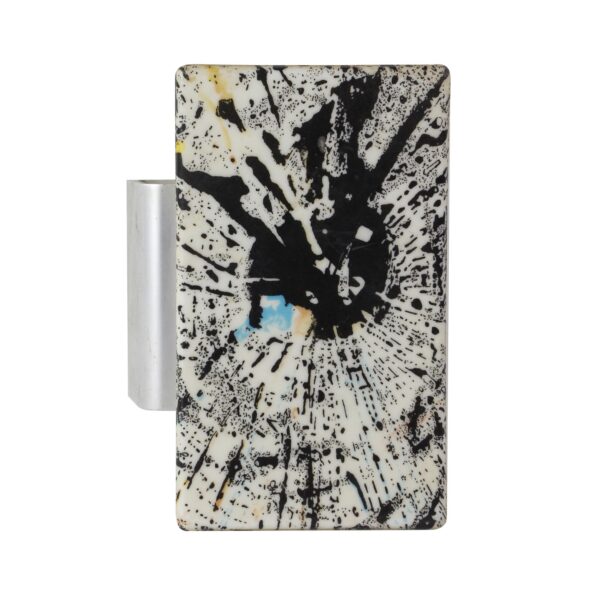 Door Pulls - 1960s Mid Century Aluminum & Lucite Abstract Door Pull