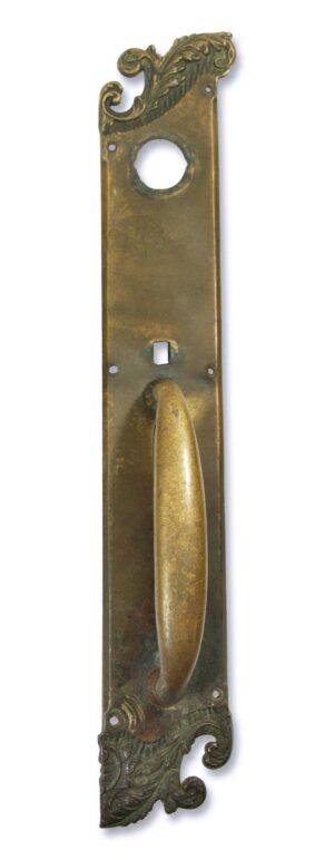 Door Pulls - Antique 19 in. Reading Rococo Entry Door Pull