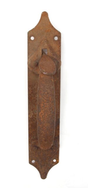 Door Pulls - Antique Iron 14.875 in. Arts & Crafts Door Pull