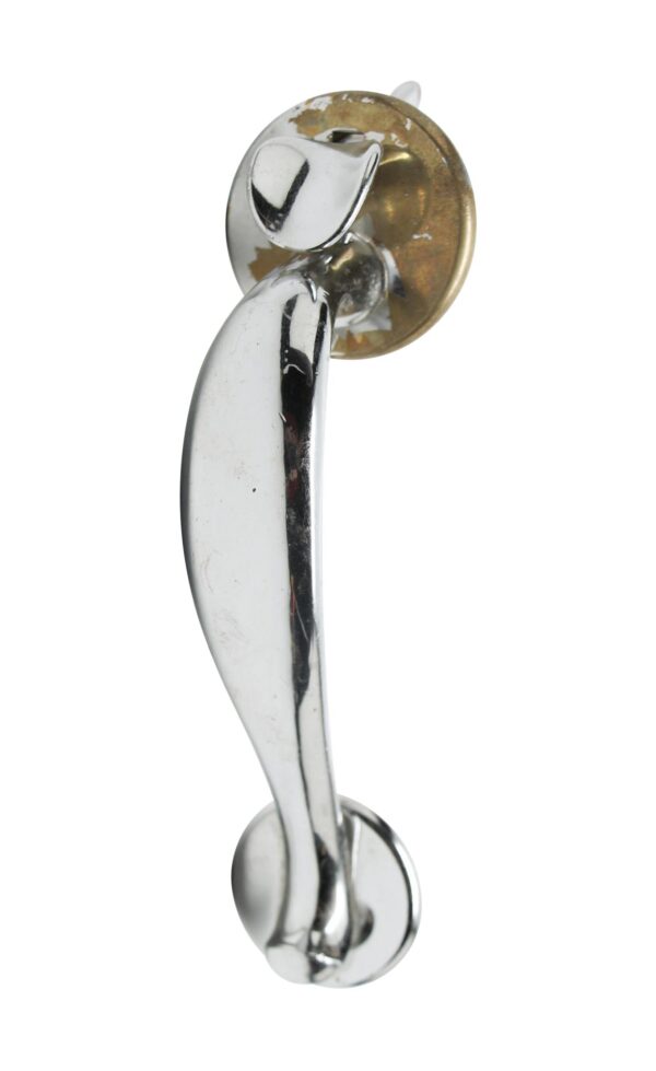 Door Pulls - Vintage Modern 8.5 in. Round Back Chrome Pull
