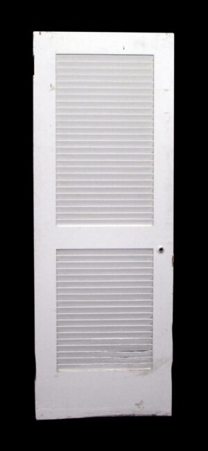 Doors - Vented Louver White Door 82.625 x 29.75