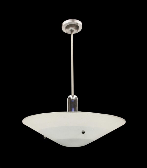 Down Lights - 1960s Mid Century Modern Sky Blue Dish Light