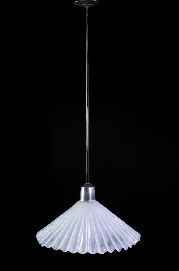 Down Lights - Hand Blown Vetri Murano Glass Nickel Fitter Pendant Light