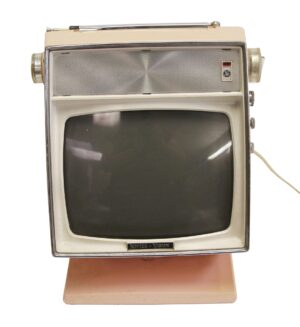 Electronics - Petite Vintage Pink JVC Nivico Vision TV
