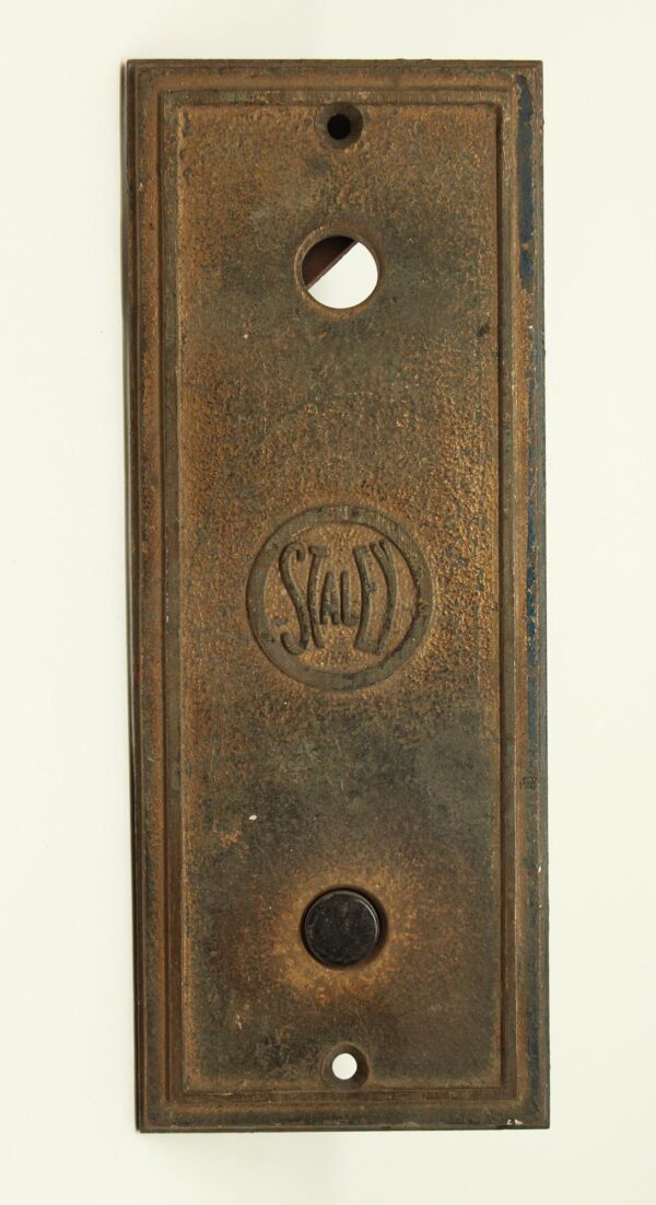 Elevator Hardware - Bronze Staley Elevator Button Plate