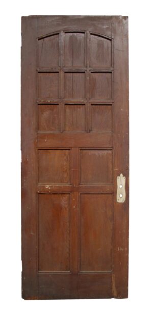 Entry Doors - 13 Arched Panel Entry Door 89.5 x 33.75