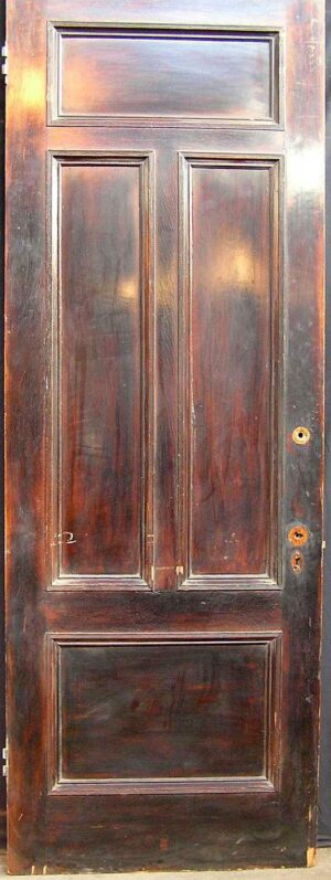 Entry Doors - 4 Panel Mahogany Entry Antique Door 95.25 x 31