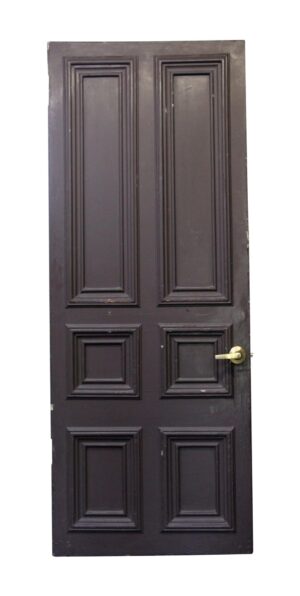 Entry Doors - Antique 6 Panel Pine Entry Door 106 x 41